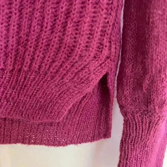 Ella moss size S women’s knit sweater penelope Malaga magenta pink - Picture 3 of 10